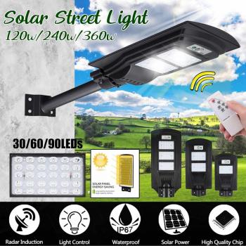 Bewegungsgesteuertes Solar-Straßenlicht 30/60/90 LED