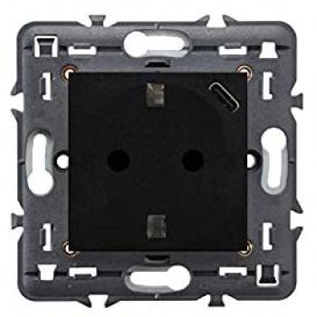 Base Elettrica Valena Next 2P + TT + USB Tipo C Legrand 741434