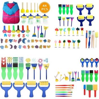 Set de Pinceles de Esponja para Dibujo