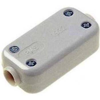 Dencon 5A 2 Terminal Fixed Connector White Pre-Packed (1922P)