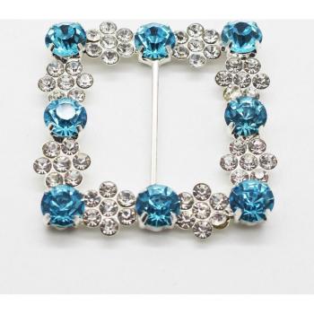 45MM Rhinestone Square Belt Buckles