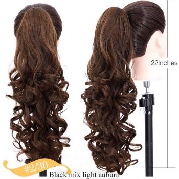 AIYEE Extensión de Cabello Rubia en Cola de Caballo