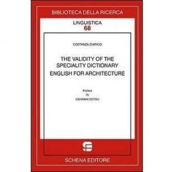The validity of the speciality dictionary. English for architecture