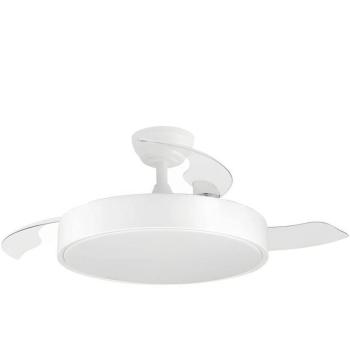Ventilador de Techo Orbegozo CP139092 con Mecanismo Retráctil, 35 W y Luces LED