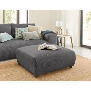 Modular Velvet Couch Cushion “Garance” – Gris Foncé – Design LISA