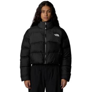 Steppjacke THE NORTH FACE Gr. XL, schwarz (tnf schwarz, asphalt grau), Damen, Steppware, Obermaterial: 100% Polyester, unifarben, Jacken, mit Logostickerei