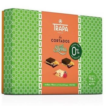 Trapa Bombones Stevia 115g, Zero Açúcar