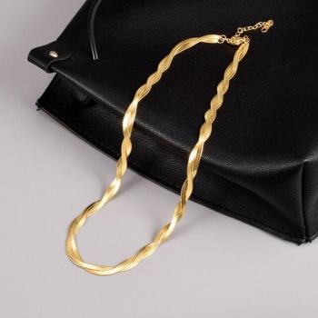 Neu 2022 Verwobene Schmuck Schlangenkette aus Edelstahl für Damen