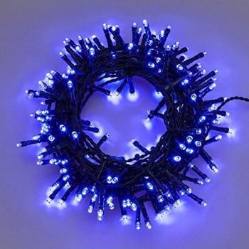 Luci LED Blu Esterno 100 Pezzi 7 Metri
