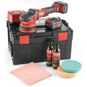 FLEX Akku Exzenterpolierer XCE 8-125 18.0-EC/5.0 P-Set