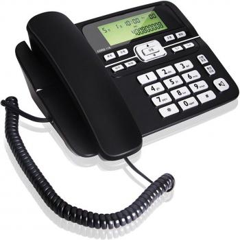 Caller ID Corded Phone with Adjustable LCD