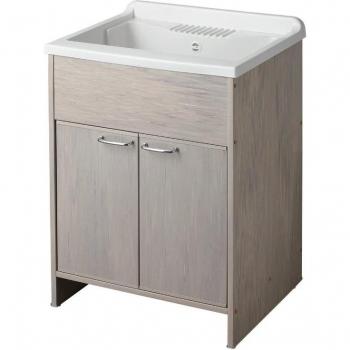 Lavabo en Kit 60x50 PVC Chêne