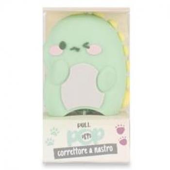 Correttore a nastro Pull Pop Pets Dino