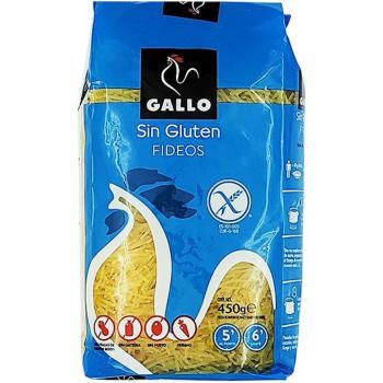 Fideos Gallo Sin Gluten 450 grs Sin Huevo