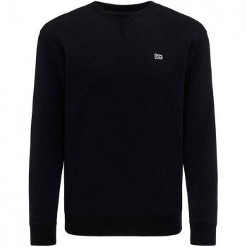 Sweatshirt Lee Molleton Brossé Noir