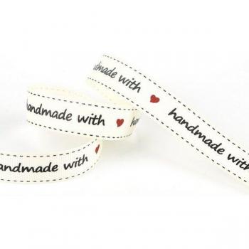 Elegant 16mm Grosgrain Printed Ribbon – Festive & Bridal Use