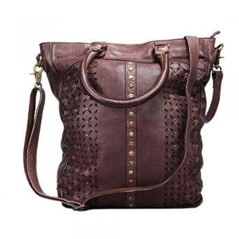 Leder‑Tasche 31 cm – Billy the Kid Braun, Punched Sky Edition
