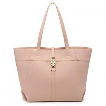 Fashionable Dual Handle Zip Top Tote