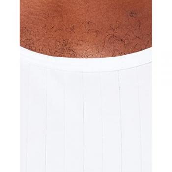 CALIDA Pure & Style Sportshirt Herren, S, Weiß, atmungsaktiv