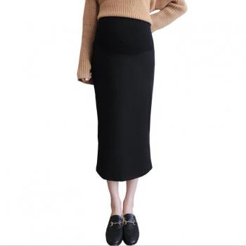 A-Line Maternity Skirts with Side Split for Autumn