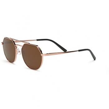 Serengeti Shelby SS533001 – Occhiali da Sole Unisex Metallo Oro Rosa