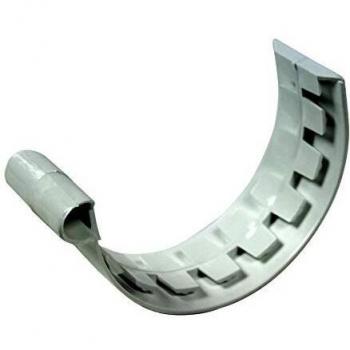 Jonction gouttière à coller 25 mm – Gris (First Plast)