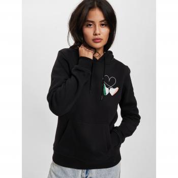 Miss Tee MT2487 Love Emb Hoodie – Black, Size S