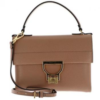 Coccinelle Versatile Brown Leather Clutch