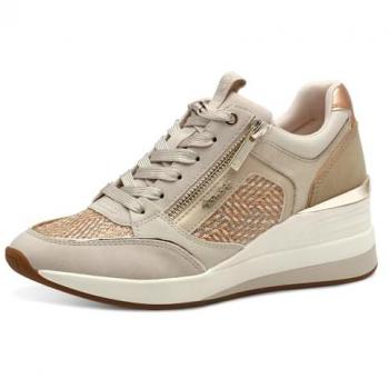 Tamaris Damen Sneaker Beige 1-23703-41