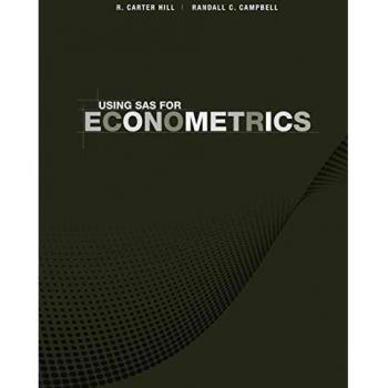 Using SAS for Econometrics by Randall C. Mississippi State University Campbell