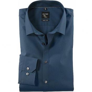 OLYMP No.6 Super Slim Business Hemd Blau Herren 0466-64