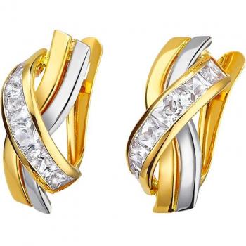 Pendientes Time Road VJ00015 de Oro Amarillo de 9 Quilates para Mujer