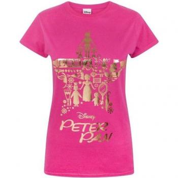 Disney Women's Peter Pan Gold Foil T-Shirt