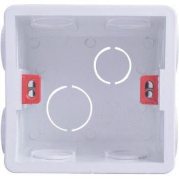 White Tape 86mm x 86mm Switch Box