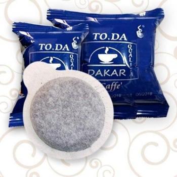 Cialda per caffè espresso in carta da 44 mm con miscela ToDa Gattopardo Dakar