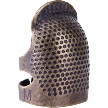 Dedal acolchado de cobre para costura, accesorio de herramientas
