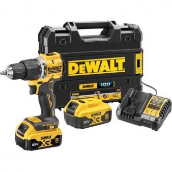 Perceuse visseuse à percussion 18V XR Brushless avec 2 batteries 5Ah, chargeur et coffret TSTAK