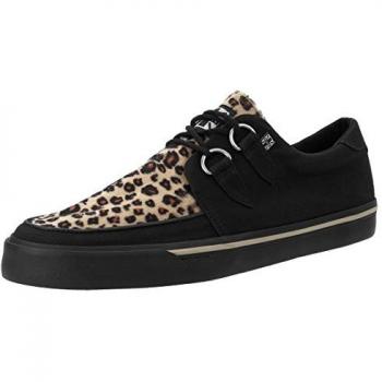 TUK Sneaker Creeper schwarz für Damen