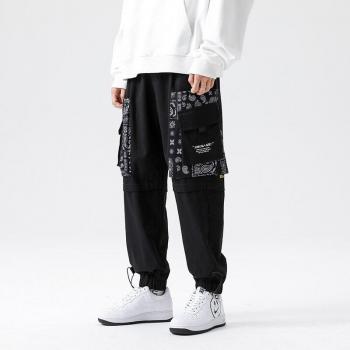 Harem Jogger Hosen für Männer, Multitaschen, Baumwolle, Streetwear, Harajuku 2022