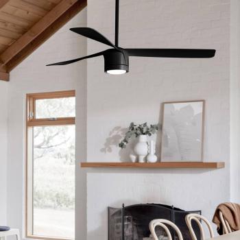 Ventilador de techo silencioso Peregrine negro