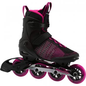 Firefly Damen Ils 510 W90 Skateboardschuhe, Schwarz (Black/Pink)