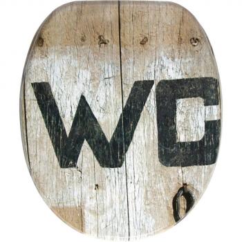 Sanilo WC-Sitz »Old Style« mit Holzoptik und Softclose-Funktion