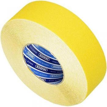 Yellow Safety Adhesive Tape 18 m × 0.05 m – Draper 66233