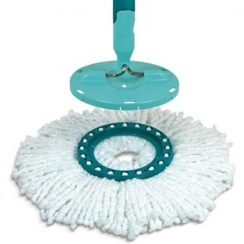 Remplaçant en tissu rotatif pour vadrouille Leifheit – Disque d’absorption d’eau (deux unités)