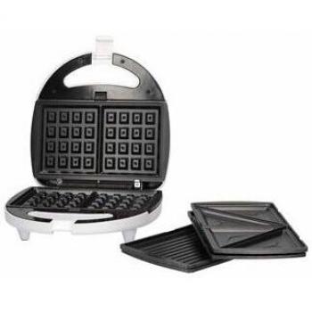 GSC PIPU Tostatrice Doppia con Piastre Classica, Grill e Waffle 750W