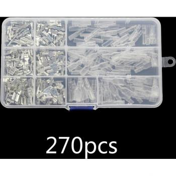 Set de Conectores Crimpables 270 Uds con Conector de Terminal
