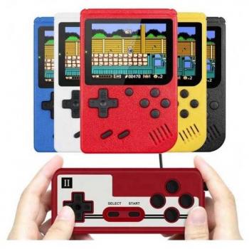 Consola Clássica Portátil 400 Jogos + Controle Sem Fio Preto