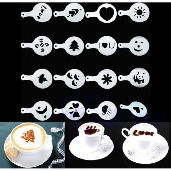 Barista Flower Stencil Set for Coffee