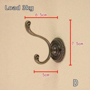Classic Bronze Wall Hook for Home and Kitchen