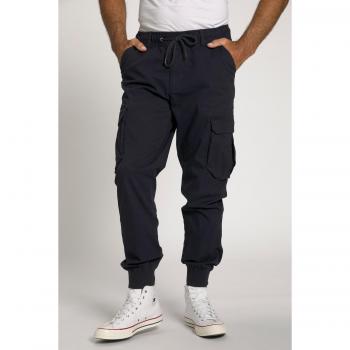 Pantaloni uomo blu modern fit con tasche FLEXNAMIC® XXL cotone JP1880